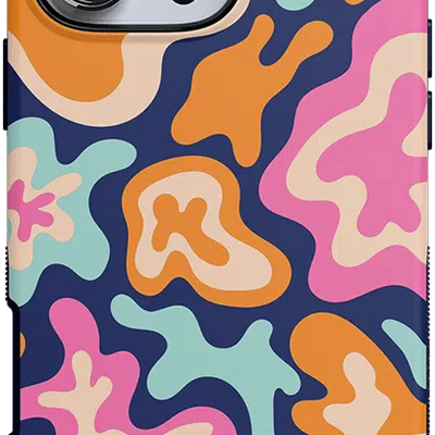 Midnight Color Splash | Abstract Retro Case