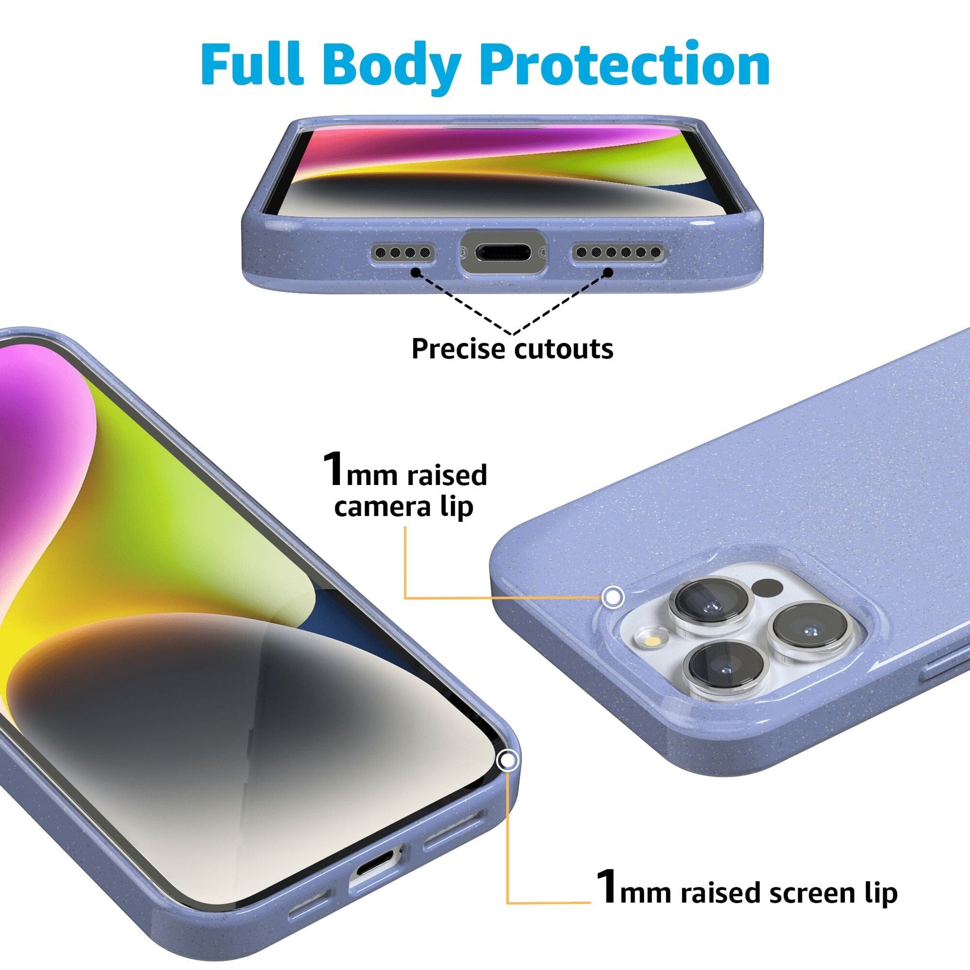 First Light | Periwinkle Pastel Shimmer Case