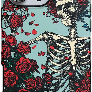 Forever Grateful | Grateful Dead Skeleton Floral Case
