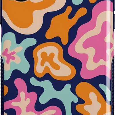 Midnight Color Splash | Abstract Retro Case