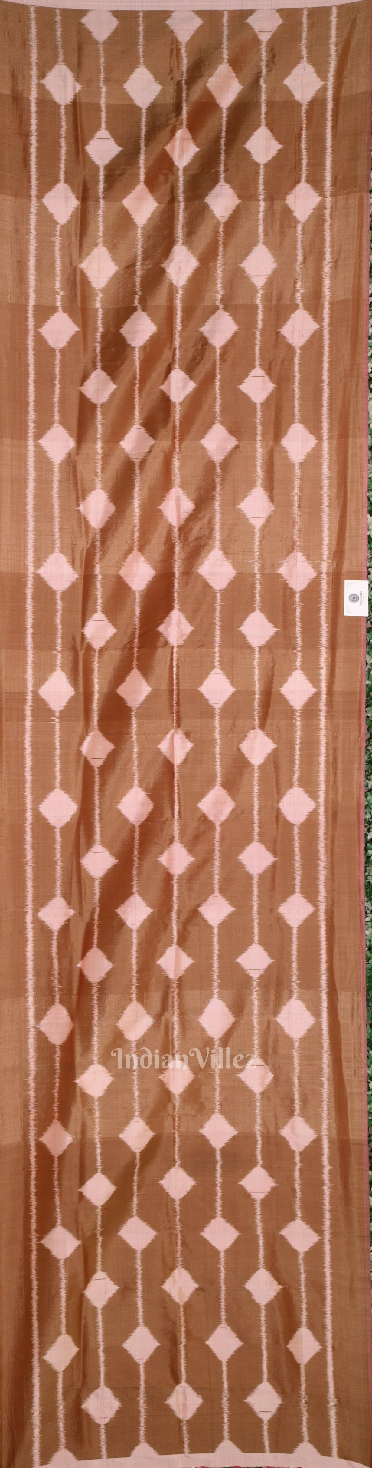 Dual Tone Odisha Ikat Pure Sambalpuri Silk Stole