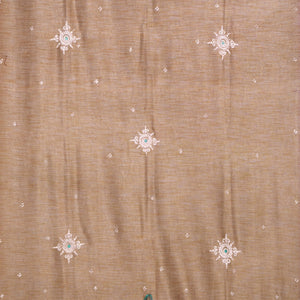 Lavender Golden Nartaki Tussar Pattachitra Dupatta