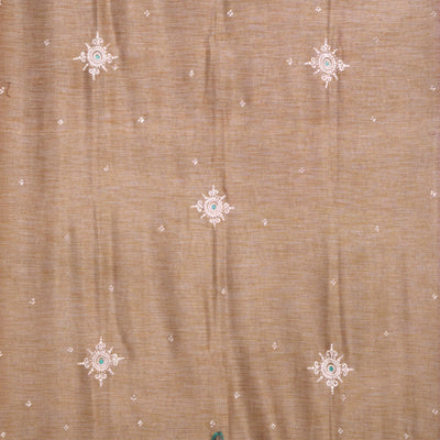 Lavender Golden Nartaki Tussar Pattachitra Dupatta