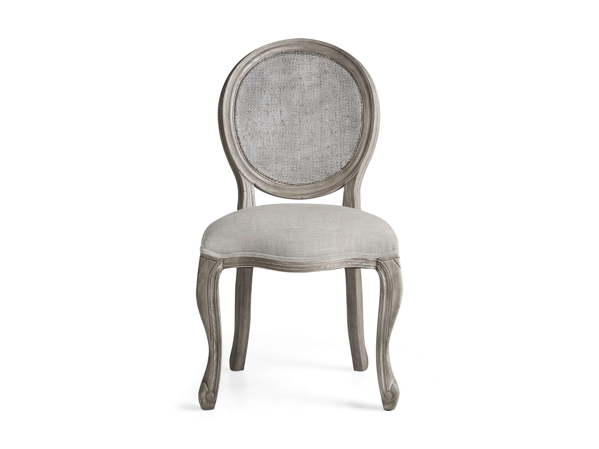 Margot Cane Back Dining Chair in Stone Vintage