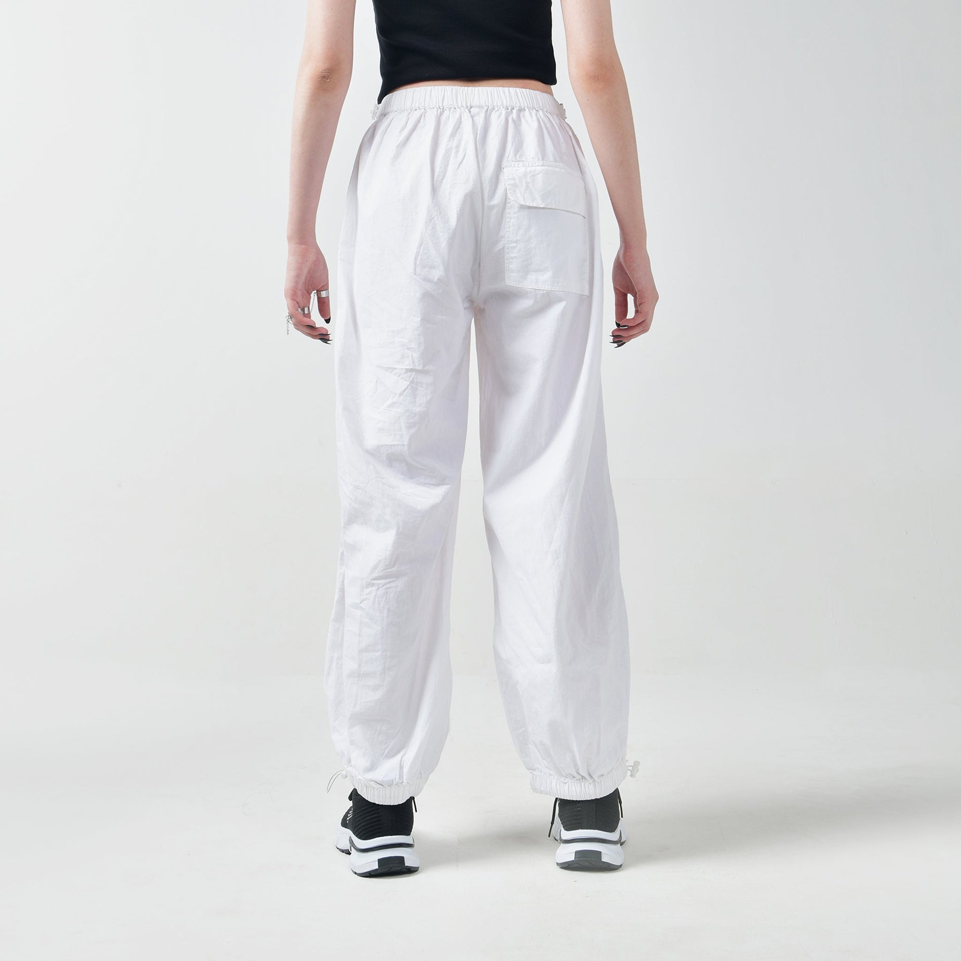 White Parachute Pants