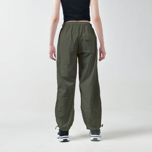 Unisex Green Parachute Pants