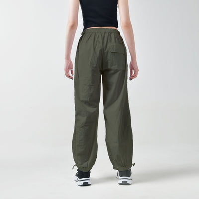Unisex Green Parachute Pants