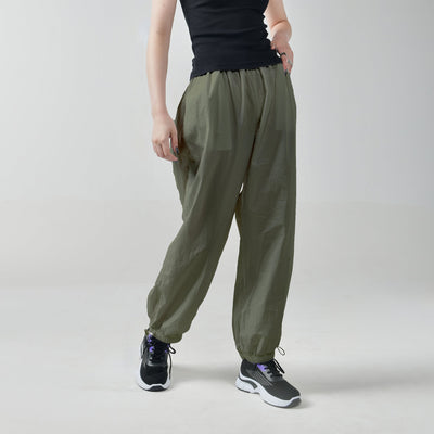 Unisex Green Parachute Pants