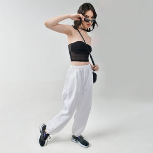 White Parachute Pants