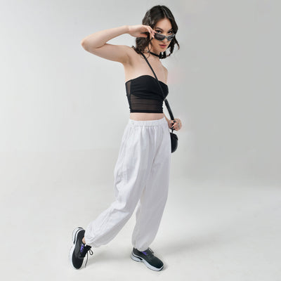 White Parachute Pants
