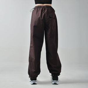 Brown Parachute Pants