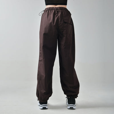 Brown Parachute Pants