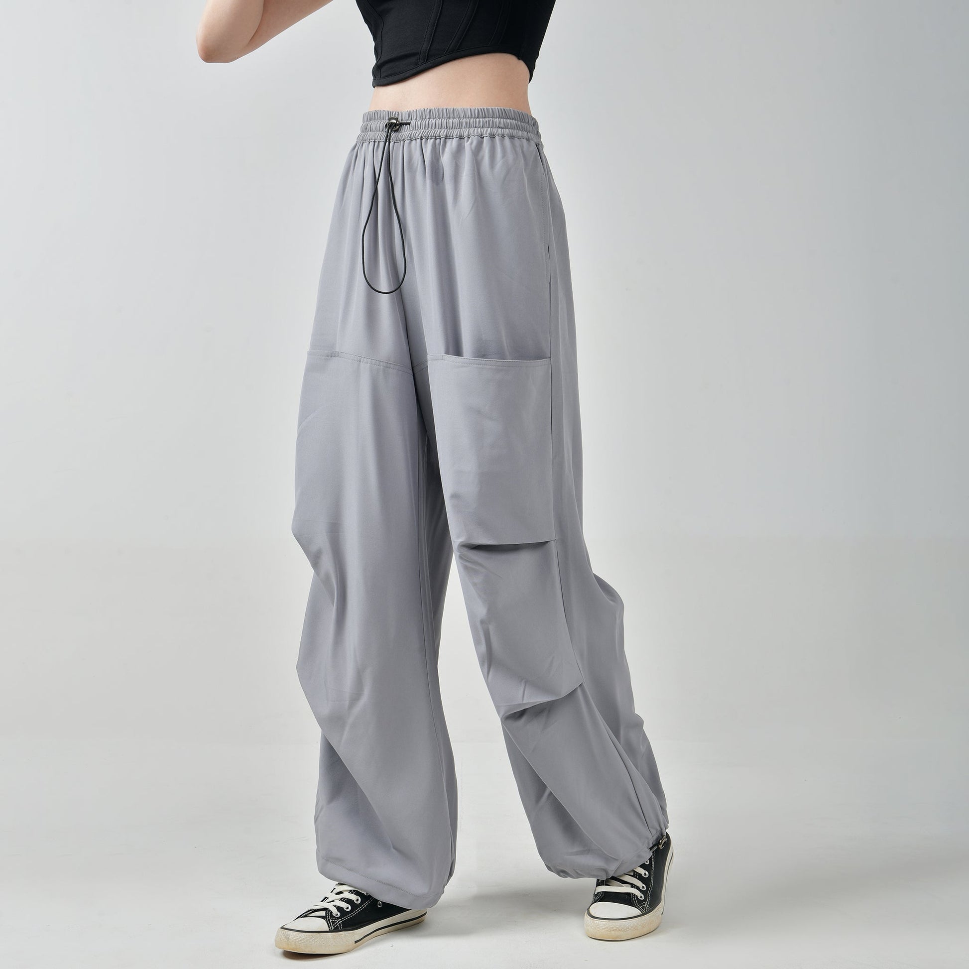 Grey Air Parachute Pants