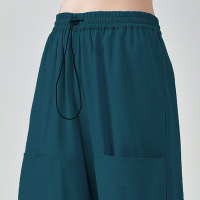 Air parachute pant Combo-Grey & Blue