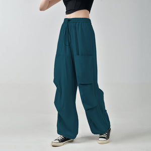 Air Parachute Pants Combo-Olive & Blue