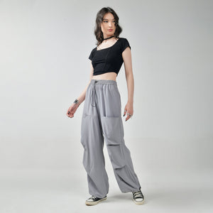 Grey Air Parachute Pants