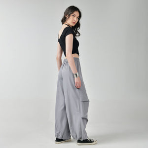 Grey Air Parachute Pants