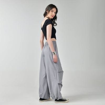 Grey Air Parachute Pants