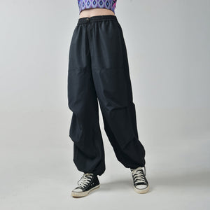 Black Air Parachute Pants