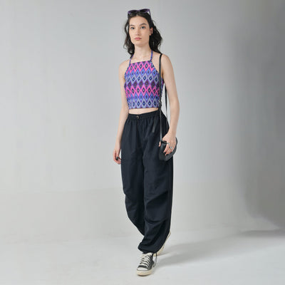 Black Air Parachute Pants