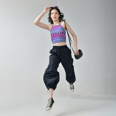 Black Air Parachute Pants