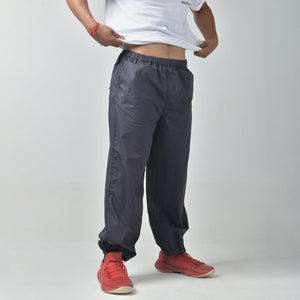 Gunmetal Oversized Parachute Pants