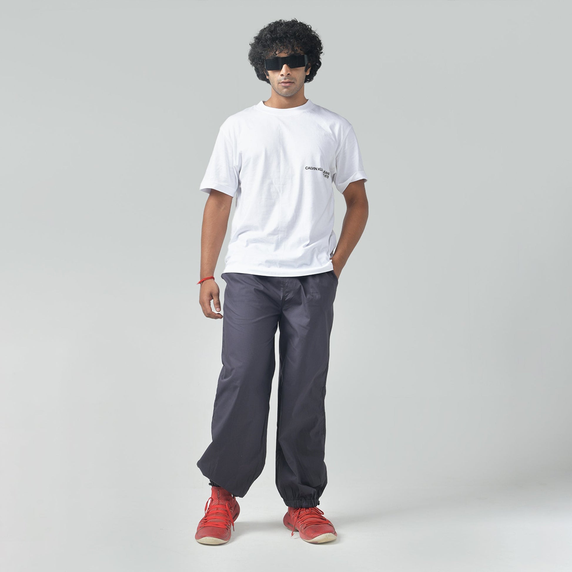 Parachute Pants Combo-Brown & Gunmetal
