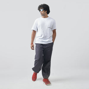 Gunmetal Oversized Parachute Pants