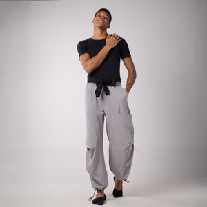 Grey Air Parachute Pants(Toji Pants)