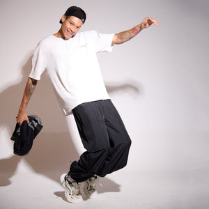 Black Air Parachute Pants