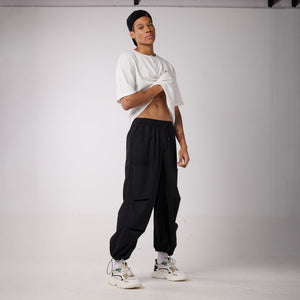 Black Air Parachute Pants