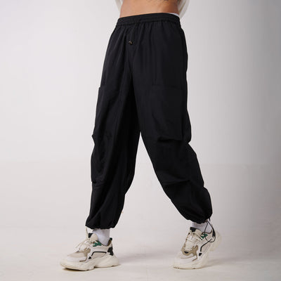 Black Air Parachute Pants