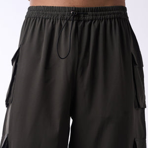 Baggy cargo air parachute pants