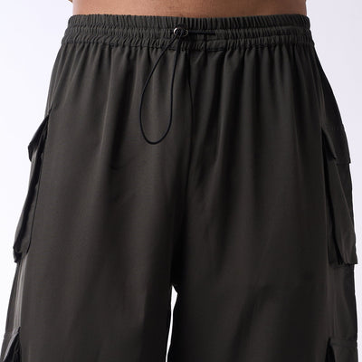 Baggy cargo air parachute pants