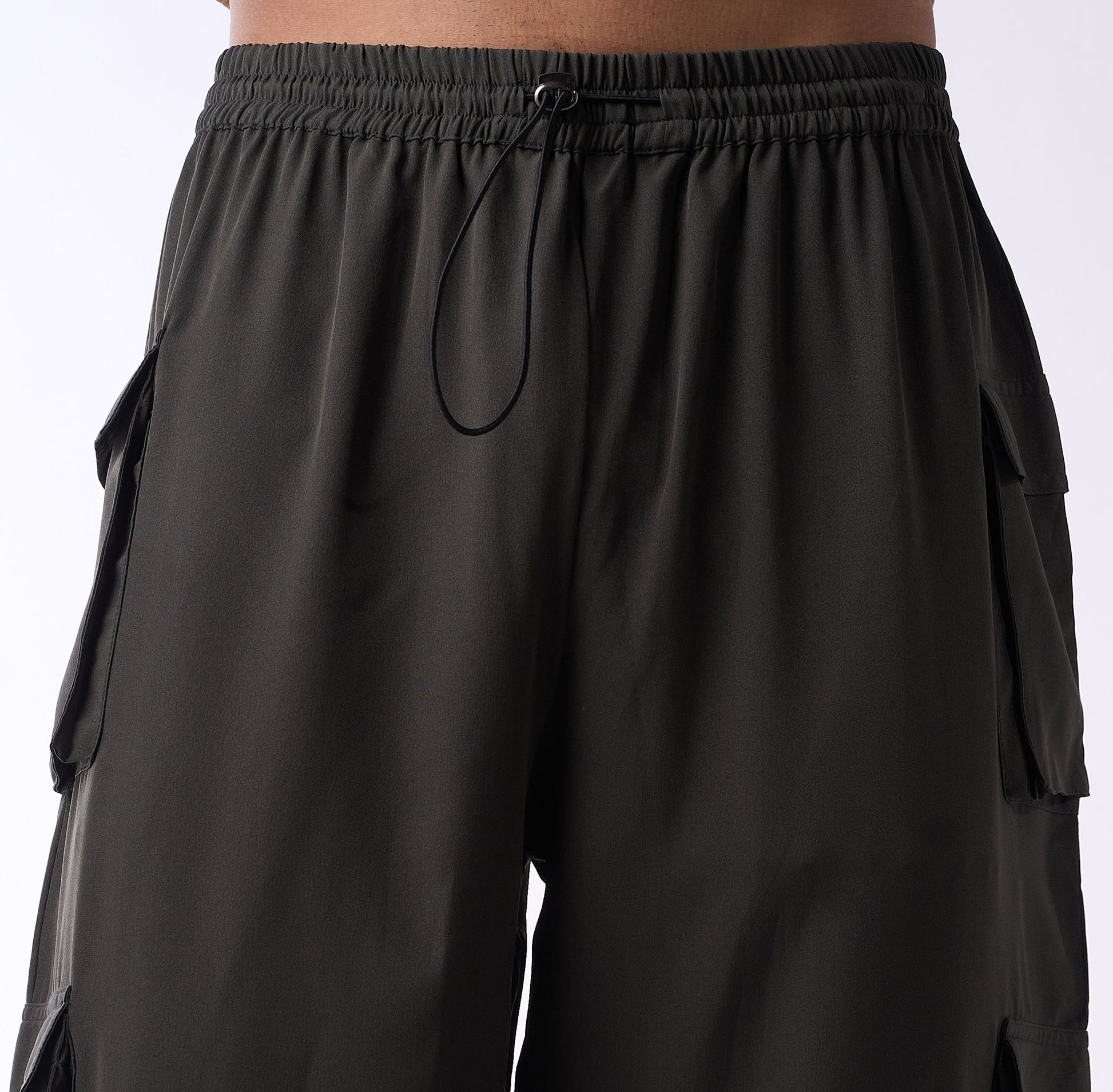 Baggy cargo air parachute pants