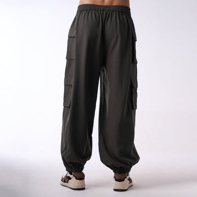 Baggy cargo air parachute pants