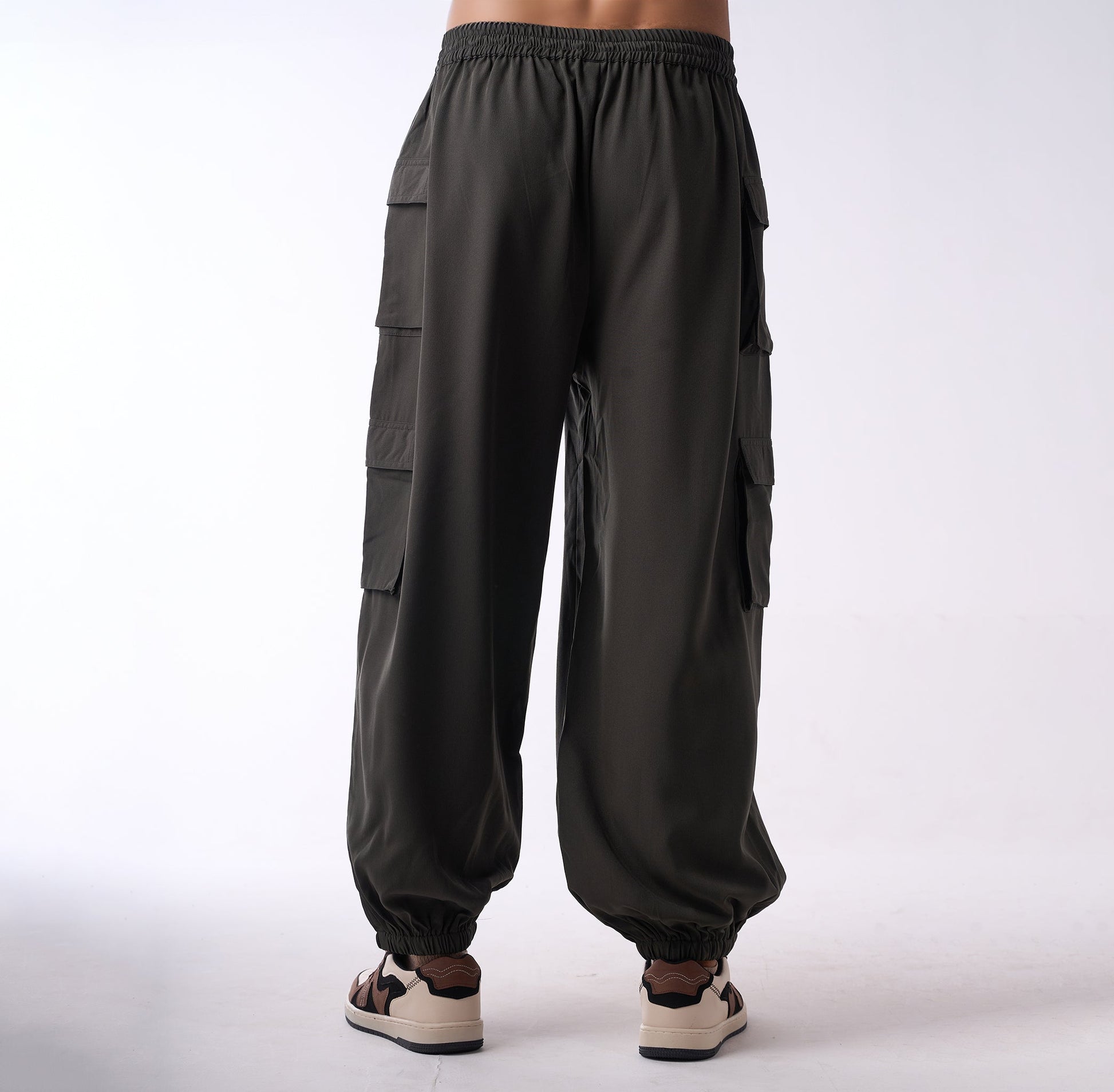 Baggy cargo air parachute pants