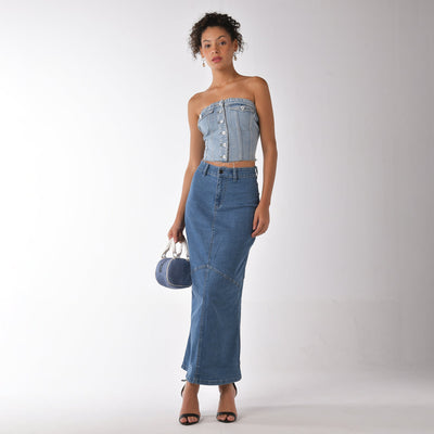 Denim top