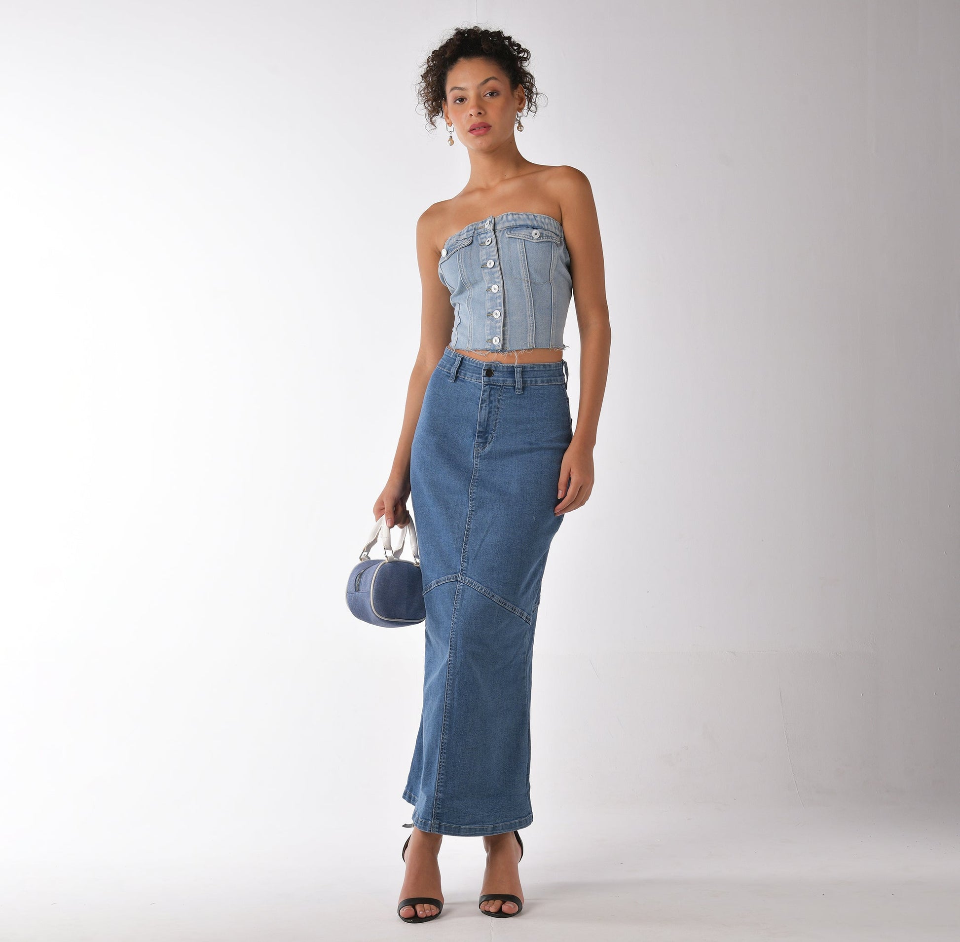 Denim top