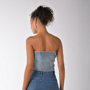 Denim top