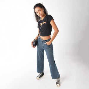 Vintage wash Boyfriend Jeans for Women