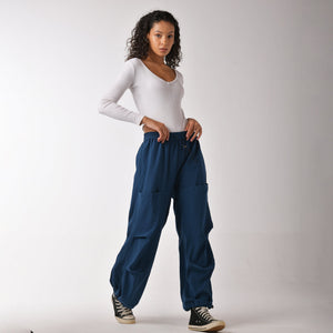 Blue Air Parachute Pants