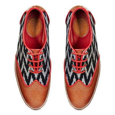 Ikat Brogues Men – Cedar