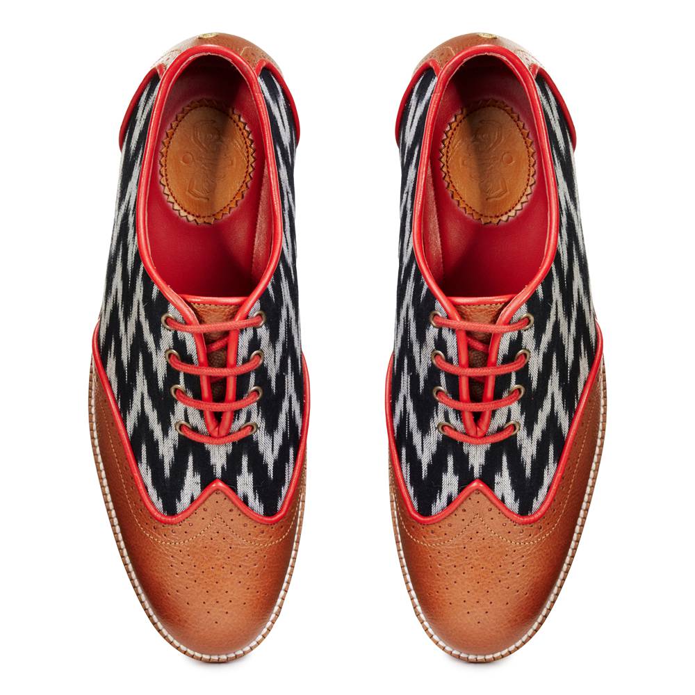 Ikat Brogues Men – Cedar
