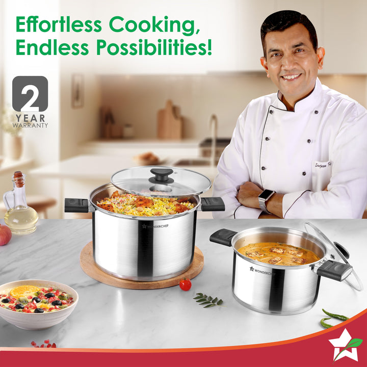 Wonderchef Click & Cook Casserole Set of 2