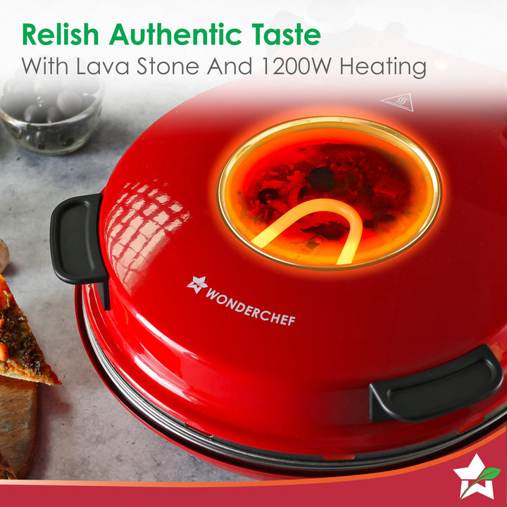 Regalia Pizza Maker | 1200W | Crispy Pizzas in 5 Minute.