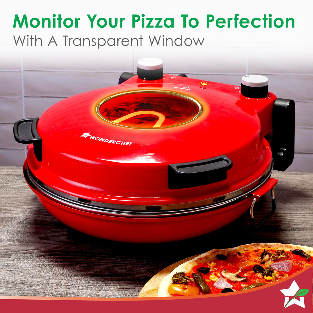 Regalia Pizza Maker | 1200W | Crispy Pizzas in 5 Minute.