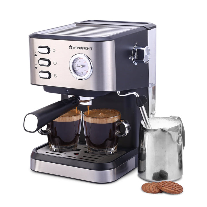 Regenta Espresso Coffee Machine, 19-bar, Make Espressos,