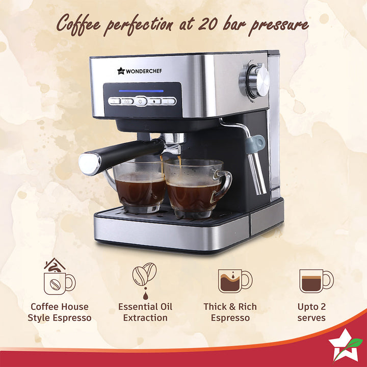 Wonderchef Renewed Regalia Espresso Coffee Maker 15 Bar