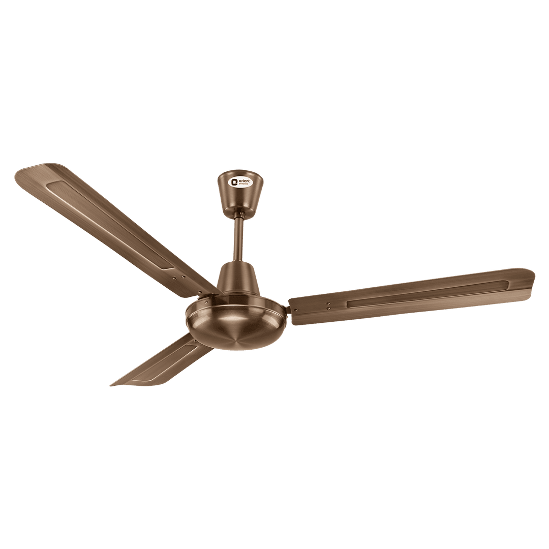 Quasar High Speed Ceiling Fan with Electroplated Finish